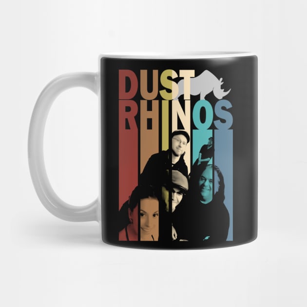 Dust Rhinos Retro Band Shirt by Dust Rhinos Swag Store